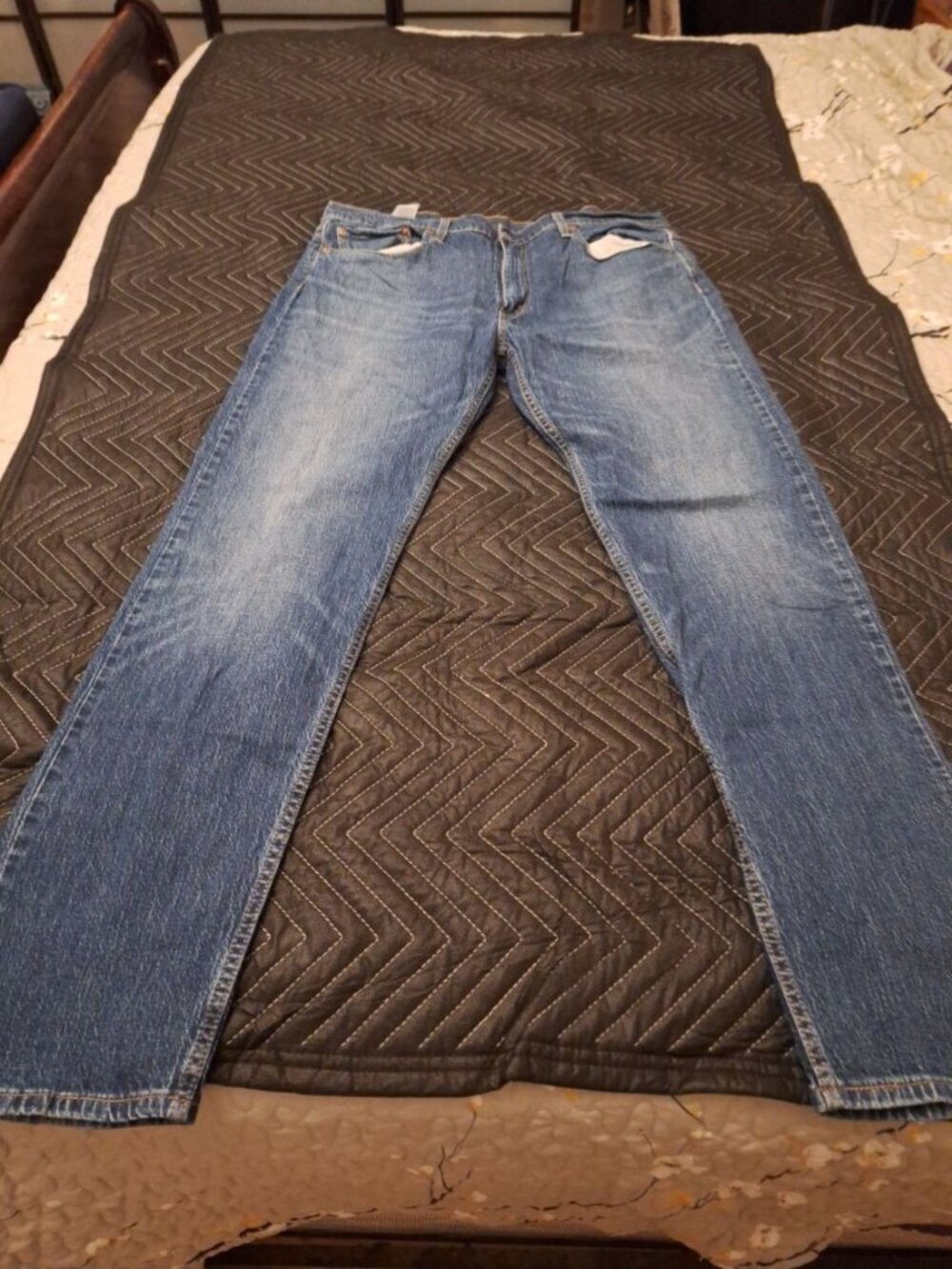 Levi’s 502 Taper Jeans Men’s W38 L34 Blue Denim Regular Fit Casual Pants